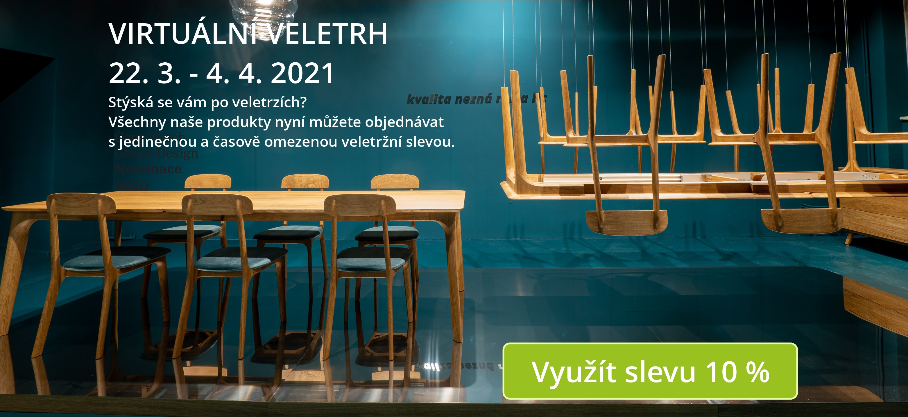 Od 22. 3. do 4. 4. 2021 se v celé České republice koná virtuální veletrh nábytku.