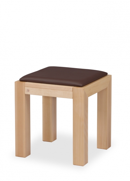 LIBRA STOOL with upholstered seat