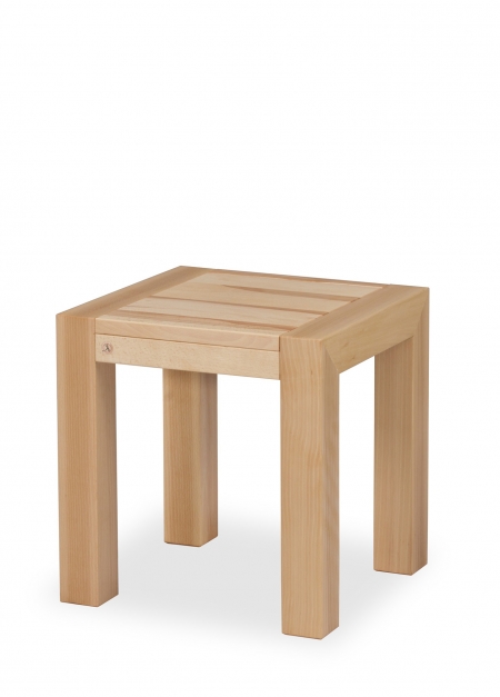 LIBRA STOOL with solid wood seat
