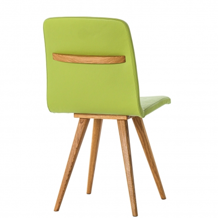 GATTA CHAIR wholly upholstered with handle
