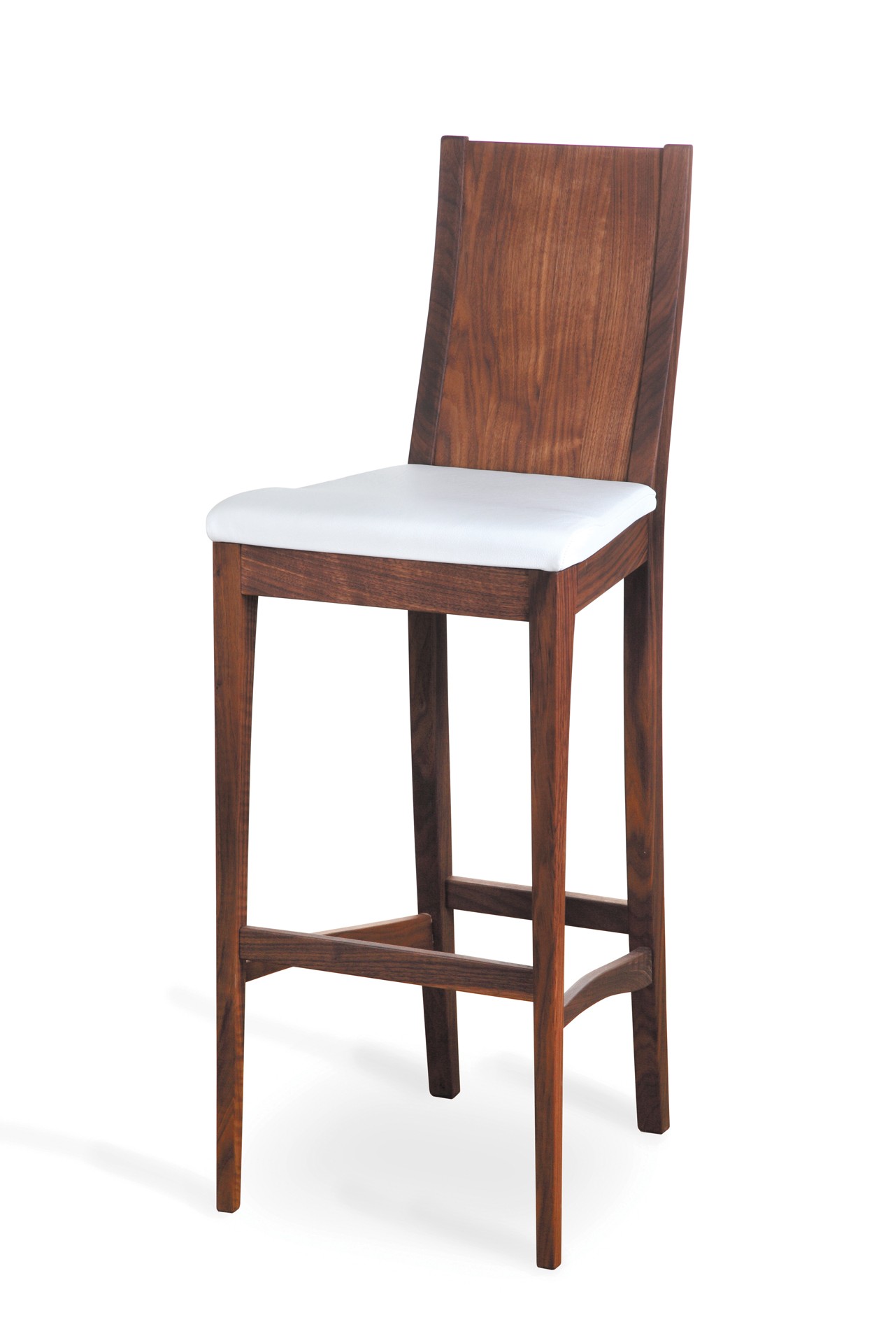ARCA BAR STOOL with upholstered seat